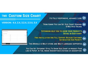 Custom Size Chart